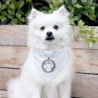 Jewels necklace trompe l’oeil pet bandana collar