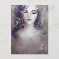 Beautiful Peaceful Woman Postcard