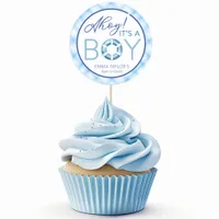 Ahoy It’s a Boy Nautical Baby Shower Favor Sticker