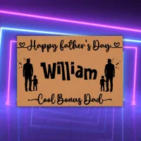 Cool Bonus Dad Happy Father's Day | Poster