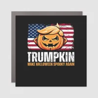 Donald Halloween - Trumpkin Make Halloween Spooky  Car Magnet