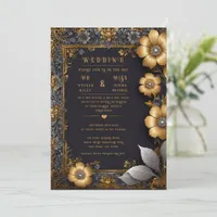 Elegant Ivy Wedding Table Plan and Invitations