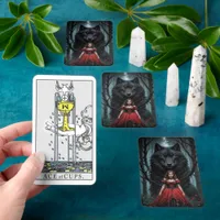 Red and the Black Wolf Tarot Cards