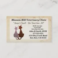 Veterinarian Business Card