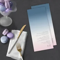 Mood Gradient Wedding Prussian Sky ID741 Menu