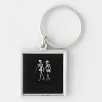 Till Death Do Us Part To The Grave Classic Design Keychain