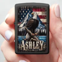 American Eagle Soaring Zippo Lighter