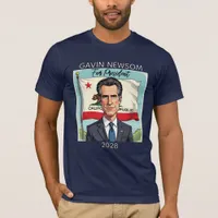 Gavin Newsom for President 2028 T-Shirt