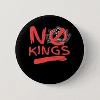 No King Simple Clean Design Button