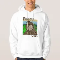 Peace Out Bigfoot Sasquatch Hoodie