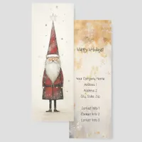 Whimsical Santa Claus Promotional Bookmarks