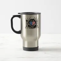 America Skeleton Hands Graphic Impression Travel Mug