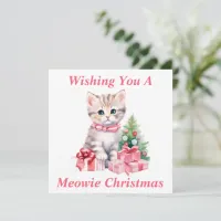 Kitty Christmas Card