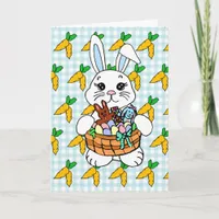 Personalized Happy Easter and Deviled Eggs Recipe Card