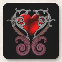 You Have My Heart (Red) Drink Coaster