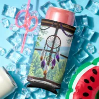 Dreamcatcher in Window | Boho Art Seltzer Can Cooler