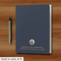 Sophisticated Blue Legal Pocket Folder