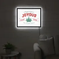 Joyous Holiday Season Fir Trees Red/Green ID580 LED Sign