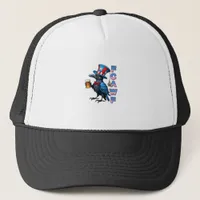 Crow, F-Caw-F Funny Bird Creative Casual Trucker Hat