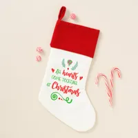 All Hearts Come Together At Christmas Holiday, ZSG Christmas Stocking