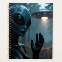 Female Alien Extraterrestrial and UFO Planner