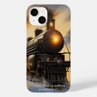 Steam ahead into new horizons. Case-Mate iPhone 14 case