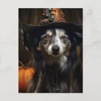 Adorable Halloween Dog Postcard