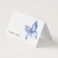In Loving Memory Butterfly Funeral Table Card