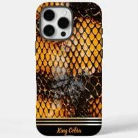 Captivating patterns of shed snakeskin in nature iPhone 16 pro max case