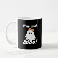 I’m With Boo Funny Retro Coffee Mug