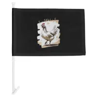 F-Caw-F Vintage Graphic Car Flag