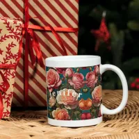  Stunning Vintage Botanical Flowers Coffee Mug