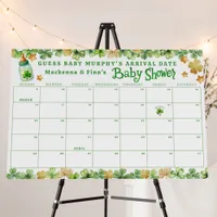 Irish Baby Shower Arrival Date Guessing Game Foam Board