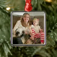 Personalize this Christmas ornament with your Pic