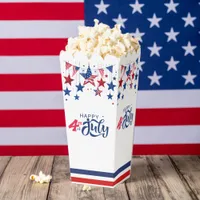 Happy 4th of July Hanging Stars ID1103 Favor Boxes