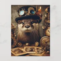 Otter Steampunk Tarot Card Reader