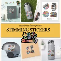 Stimming Autism awareness stim just be yourself Sticker