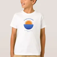 Ocean sunset minimalist scene T-Shirt