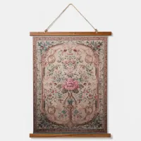 Wood Topped Wall Tapestries