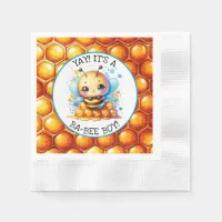 Honey bee themed Boy's Baby Shower  Napkins