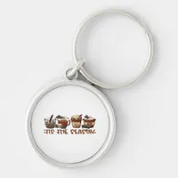 Skeleton Coffee Cups Coffee Lover Keychain