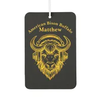 Unique Design of a Bison Wearing Headphones Air Freshener