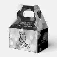 Elegant 10th Tin Wedding Anniversary Celebration Favor Boxes