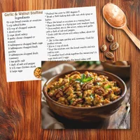 Garlic and Walnut Stuffing Recipe Card
