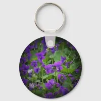 Wisconsin Wood Violet Spotlight Keychain