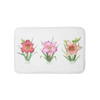 Daylily Garden Bathroom Mat