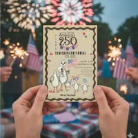We Are The People America 250th Funny Celebration Invitation