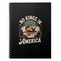 No Kings In America Retro Classic Notebook