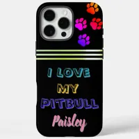 Tribute to beloved Pitbull, Paisley iPhone 16 Pro Max Case