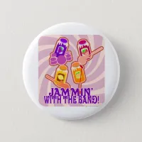 The Jammin Jam Band Button